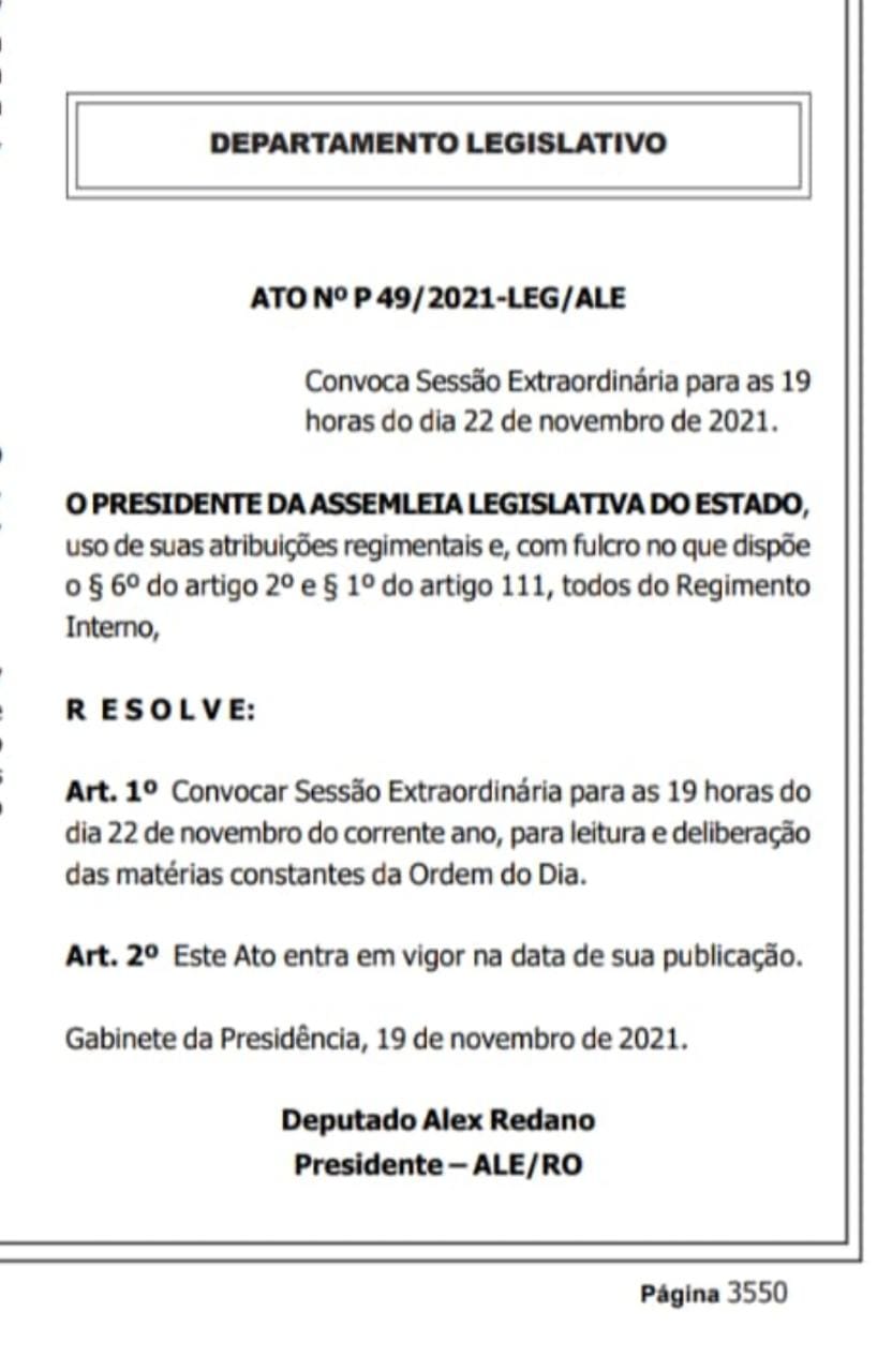 departamento legislativo